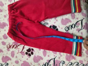 Red Baby Leggings for 2-4 years