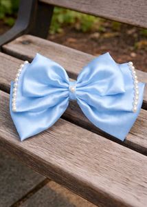 Pearl Embellished Hair Bow (pack of 1)