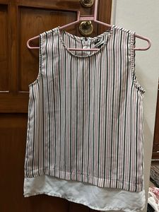 Striped Sleeveless Top