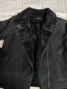 Black Suede Leather Jacket