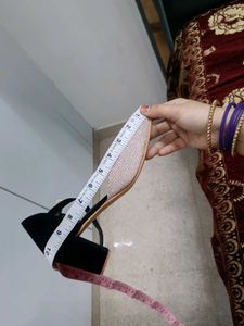 Velvet +Glitter Heel