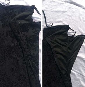 Brand New (NewMe) 🖤Floral Halter Neck Midi Dress