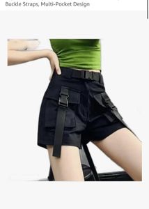 Techwear Black Shorts