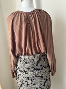 Boho Top &amp; Paisley Ruffle Skirt Set