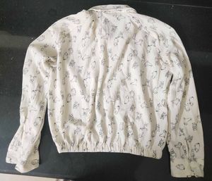 Ajio Rio Women White Shirt With Cute Puppy Details