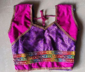 Radha Garba (Purple) Lehenga Choli Kids