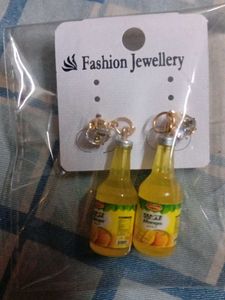 Earing In Bottle Shape