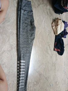 Gray Active Leggings