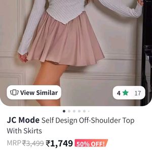 Co-ord Set | Top And Skirt