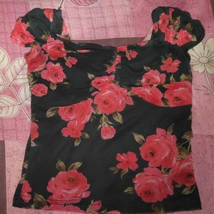 Floral Print Top