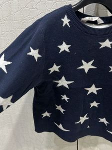 Star Print Sweater