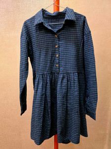 Checkered Empire Waist Tunic