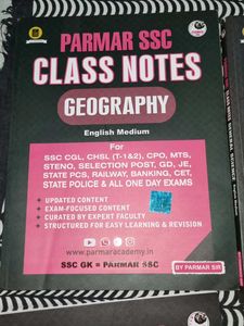 Parmar SSC Class Notes - Set of 6