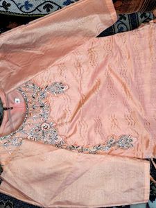 Elegant Pink Layered Dress