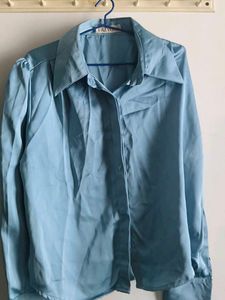 Blue Long Sleeve Shirt