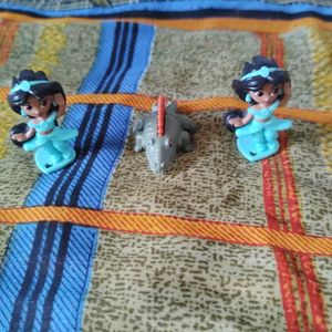 Disney Princess Figurine Lot 4pics Combo