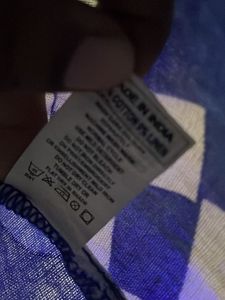Max Printed Blue Shirt Women