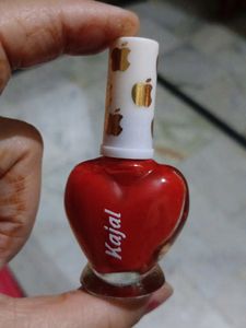 Kajal Hot Red Nail Polish For Women and Girls