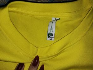 Newme Yellow Crop Top