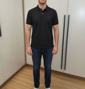 Tommy Hilfiger Black Polo Shirt