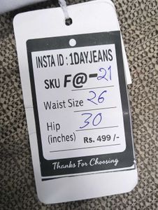 F@21 Size-26 Straight Jeans