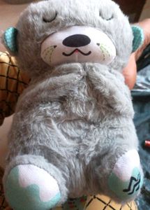 breathing teddy/otter/plushy