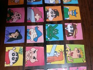 32 Shin Chan Laminated Sticker With Gum