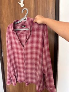 Plaid Button-Down Shirt