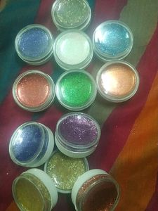 Combo Of MAC Shimmer Glitter 12 Shades.