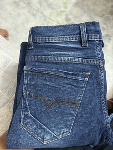 Dark Blue Denim Jeans