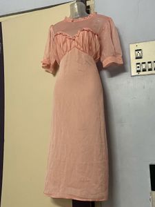 Pintrest Pink Midi Dress