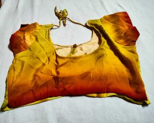 Saree with blouse - like new 💗