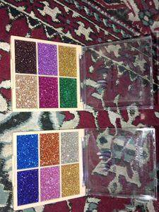 M&amp;M 6 Colour Glitter Eyeshadow