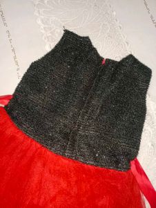 Red &amp; Black Party Dress