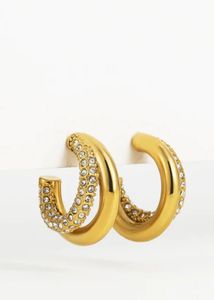 Gia Studded Hoops