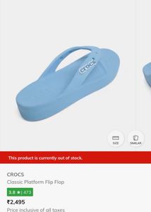 Crocs Classic Platform Flip Flops