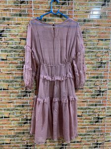 Peach Colour Dress