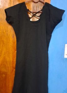 Embroidered Black Chudidar Suit