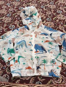 RAIN COAT Hooded Zip Jacket