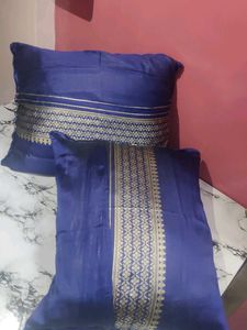 Elegant Blue Cushion Covers (Set of 2)