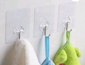 6 PCs Small Sticky Wall Hook