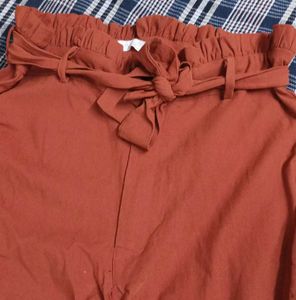 Rust Colored Waist Pants
