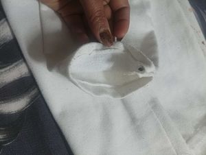 Hand-painted White Sweatshirt