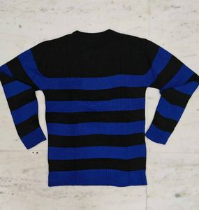 Striped Black and Blue Sweater
