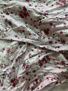 Floral Wrap Top