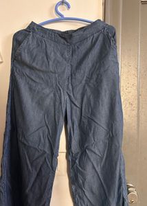 Stylish Blue Wide Leg Pants