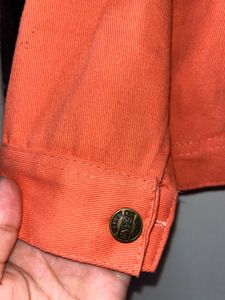 Coral Denim Jacket