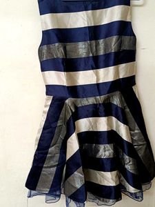 Striped Fit &amp; Flare Party Dress