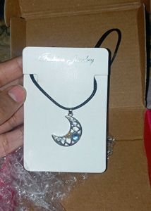 Necklace With Magnet Moon For Couple