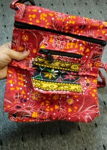 Sling Bag With Rajasthani Print